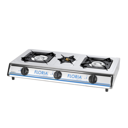 Aragazuri - Aragaz cu 3 ochiuri inox, Floria ZLN8472