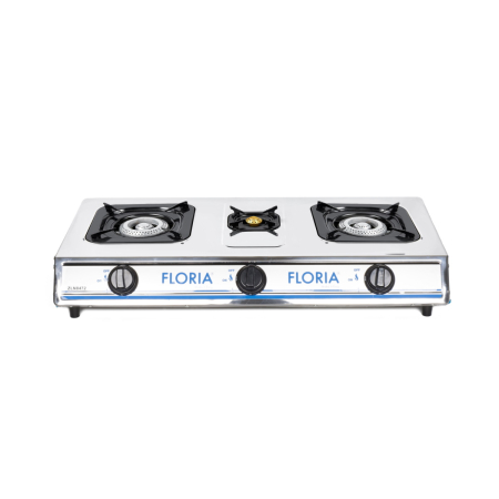 Aragaz cu 3 ochiuri inox, Floria ZLN8472 [1]