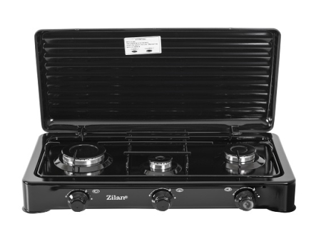 Aragazuri - Aragaz cu 3 ochiuri ZILAN ZLN0032N,culoare negru utilizare numai GPL butelie,