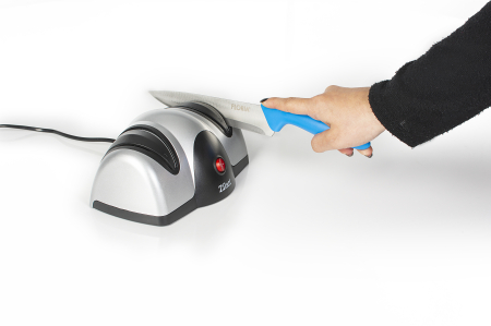 Ascutitor de cutite electric Zilan ZLN2168 Gri, cu doua nivele de ascutire, 40W, usor de curatat [17]