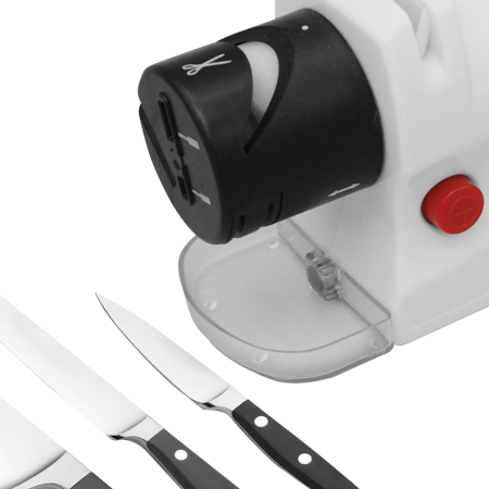 Ascutitor de cutite Zilan ZLN2175 Alb, 15W,  ultra compact, 2 nivele, ascutire si slefuire [4]