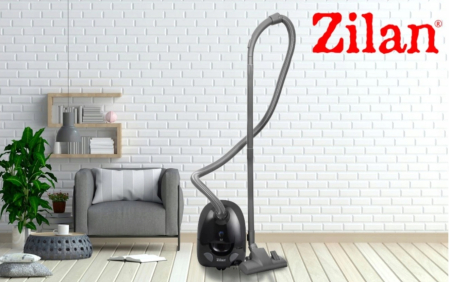 Aspirator cu sac ZILAN ZLN-8471,Negru Capacitate sac textil 2.0 l, Putere 1200W, Cordon electric retractabil 5 m [11]