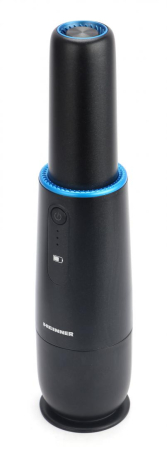 Aspirator de mana Heinner Blackstone HHVC-D7.2BK, 70 w, acumulator li 7.2v, putere absorbtie 5 kpa, indicator led, capacitate recipient praf 50 ml, autonomie 12 min, durata incarcare 3 ore, adaptor US [5]