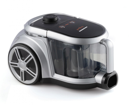 Ingrijire locuinta - Aspirator fara sac Heinner HVC-M800GREY, sistem ciclonic cu filtru HEPA 12, perie ECO, putere: 800W, putere de absorbtie: 160W, capacitate recipient praf: 2.5L, tub telescopic din metal, lungime cablu
