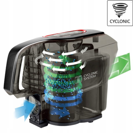 Aspirator fara sac Zilan ZLN3512, 750W, filtrare ciclonica [9]