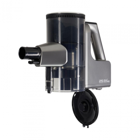 Aspirator vertical Heinner HSVC-MBD25.9S, filtrare ciclonica, acumulator 25.9V, putere: 450w si 3 viteze , autonomie max 20 min, display led, 0.7l , filtru hepa, silver [13]
