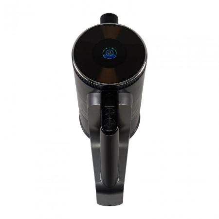 Aspirator vertical Heinner HSVC-MBD25.9S, filtrare ciclonica, acumulator 25.9V, putere: 450w si 3 viteze , autonomie max 20 min, display led, 0.7l , filtru hepa, silver [10]