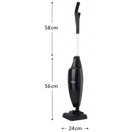 Aspirator vertical ZILAN ZLN1235N, Negru Putere 800W, Fara sac, Recipient praf 2L, [1]