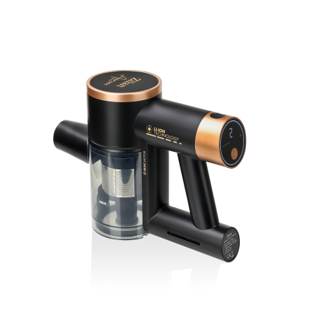 Aspirator vertical Zilan ZLN3099 Aurum, Putere 220W, Capacitate 350ml, Baterie 2500mAh, 6 trepte de viteza, Tub pliabil [2]