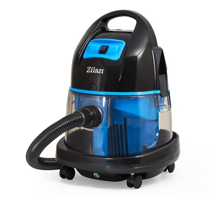 Aspiratoare cu aspirare umeda - Aspirator ZILAN ZLN8945AB Albastru cu filtrare prin apa si uscata,2000W,