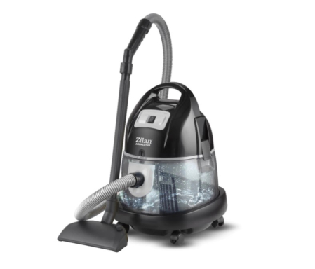 Aspiratoare cu aspirare umeda - Aspirator ZILAN ZLN8945G Gri cu filtrare prin apa si uscata,2000W
