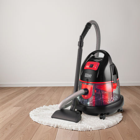 Aspirator ZILAN ZLN8945R Rosu cu filtrare prin apa si uscata,2000W [3]