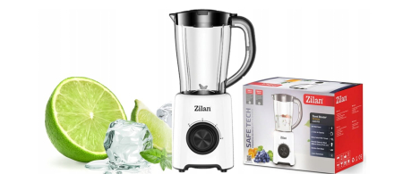 Blender Zilan ZLN3703, 500W, 1.5L, functie puls- Vas de plastic  [2]