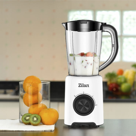 Blender Zilan ZLN3703, 500W, 1.5L, functie puls- Vas de plastic  [3]