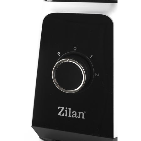 Blender ZILAN ZLN3925, 1.5 l, 2 viteze + Functie impuls, Zdrobire gheata, Vas de sticla, Inox [2]