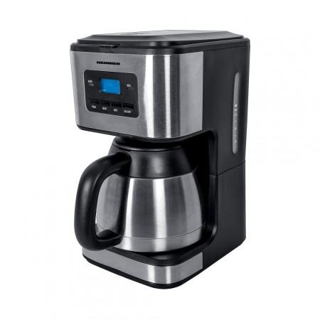 Cafetiere - Cafetiera Digitala Heinner HCM-900XMC, 900W, 1L, cana termos, Lcd, Timer, Inox
