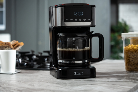 Cafetiera digitala Zilan ZLN9266, functie de preparare la o ora uterioara, auto curatare [6]