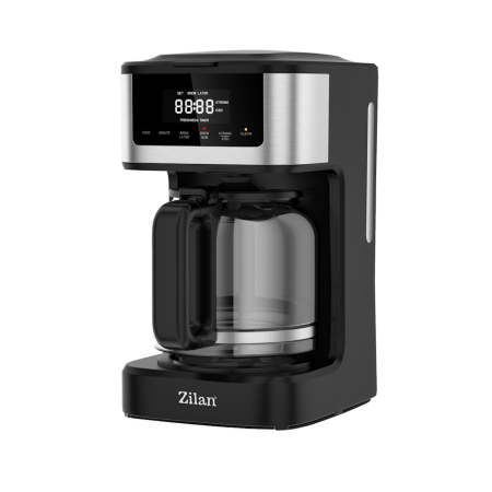 Cafetiere - Cafetiera digitala Zilan ZLN9266, functie de preparare la o ora uterioara, auto curatare