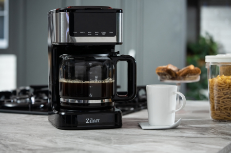 Cafetiera digitala Zilan ZLN9266, functie de preparare la o ora uterioara, auto curatare [9]