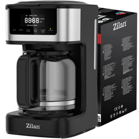 Cafetiera digitala Zilan ZLN9266, functie de preparare la o ora uterioara, auto curatare [1]