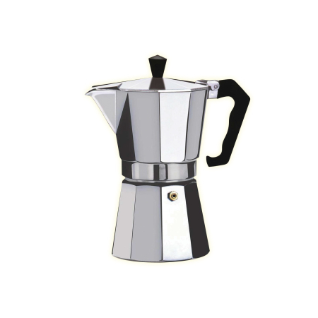 Vase pentru gatit - Cafetiera Espresso Floria ZLN2485, 3 cesti, 150 ml, Ø8 cm, aluminiu, Argintiu