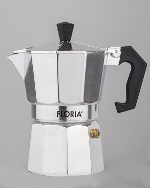 Cafetiera Espresso Floria ZLN2485, 3 cesti, 150 ml, Ø8 cm, aluminiu, Argintiu [4]