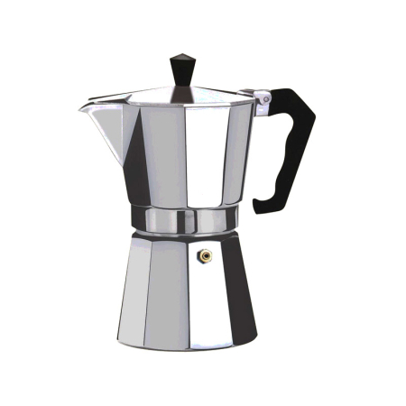 Vase pentru gatit - Cafetiera Espresso Floria ZLN2492, 6 cesti, 300 ml, Ø9 cm, aluminiu, Argintiu