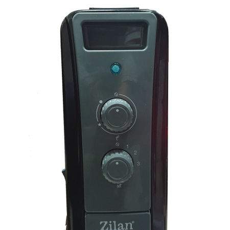 Calorifer electric cu ulei ZILAN ZLN1963 Negru, termostat reglabil, 2500W, 11 elementi [2]
