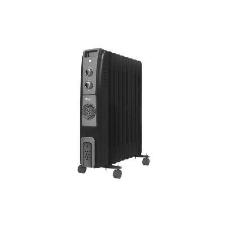 Calorifere electrice - Calorifer electric cu ulei ZILAN ZLN1963 Negru, termostat reglabil, 2500W, 11 elementi