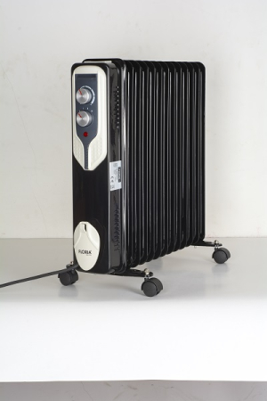 Calorifer electric Floria ZLN3673,Negru 2500 W, 13 elementi, 3 trepte de putere, Termostat reglabil, Protectie supra-incalzire, Indicator luminos,  [4]
