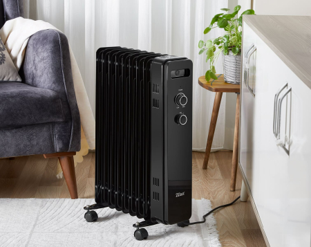 Calorifer electric Zilan ZLN8443 Negru, 9 elemnti, putere 2000W, termostat reglabil [3]