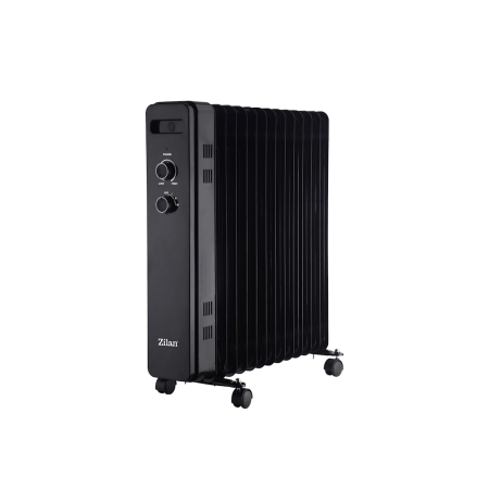 Calorifere electrice - Calorifer electric Zilan ZLN8467 Negru, 13 elementi, indicator luminos, putere 2500W