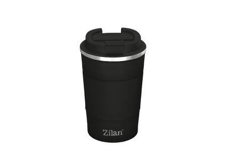 Termosuri si Cani termos - Cana de cafea Zilan ZLN9878 termos, capacitate 380ml, interior din inox, pereti dublii, negru