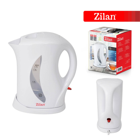 Cana electrica ZILAN Alb ZLN8496, Capacitate 1.7L, Putere 1850-2200W, [3]