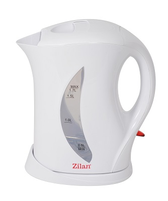 Fierbatoare - Cana electrica ZILAN Alb ZLN8496, Capacitate 1.7L, Putere 1850-2200W,
