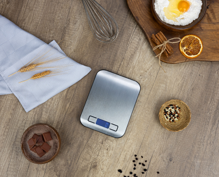 Cantar alimentar digital Zilan ZLN2984 Gri, capacitate 5000g, inchidere automata [6]