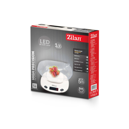 Cantar alimentar Zilan ZLN7880 Alb, capacitate maxim 5 kg, ecran digital, oprire automata [2]