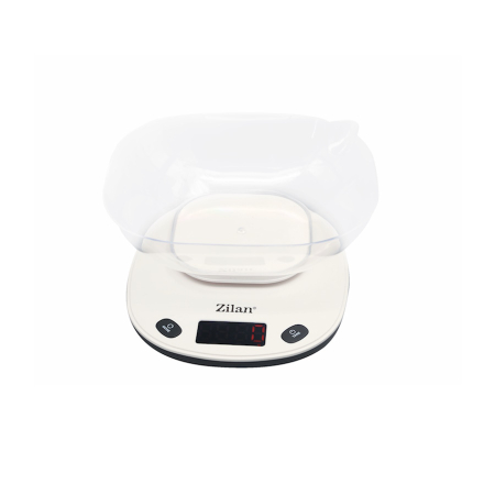 Cantar alimentar Zilan ZLN7880 Alb, capacitate maxim 5 kg, ecran digital, oprire automata [1]