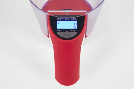 Cantar de bucatarie digital Zilan ZLN 7788, Rosu cu cana, capacitate 2 kg, [1]