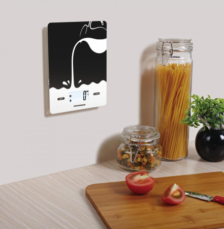 Cantar de bucatrie Heinner HKS-BK5USB, 5 kg, Display LCD, Negru [3]