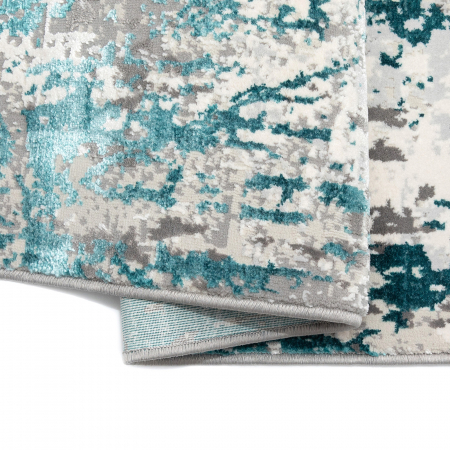 Covor Modern Living , Dormitor Dreptunghiular Antic 5575A Turcoaz [4]