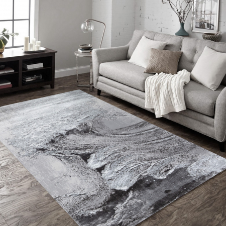 Covoare - Covor Modern Living, Dormitor Dreptunghiular Cameleon 2323A Gri