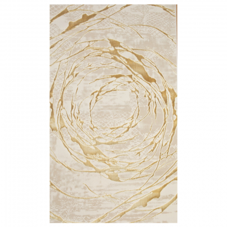 Covor Modern Living , Dormitor  Dreptunghiular Elif F353A Crem Gold [1]