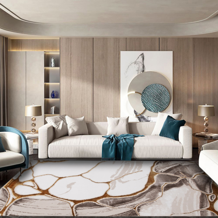 Colectia Marble - Covor Modern Living , Dormitor  Dreptunghiular Marble 0851A