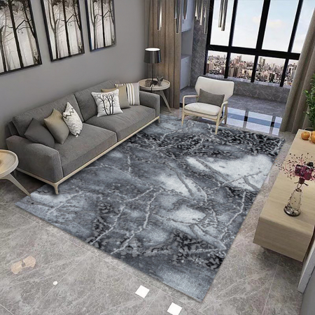 Covoare - Covor Modern Living , Dormitor  Dreptunghiular Marmara D636R Gri