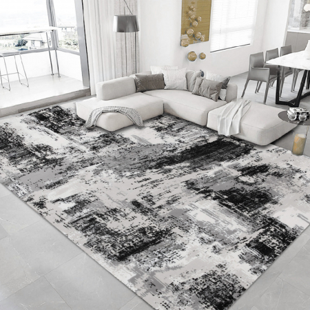 Covoare - Covor Modern Living, Dormitor Dreptunghiular Ovidiu 2342B Alb
