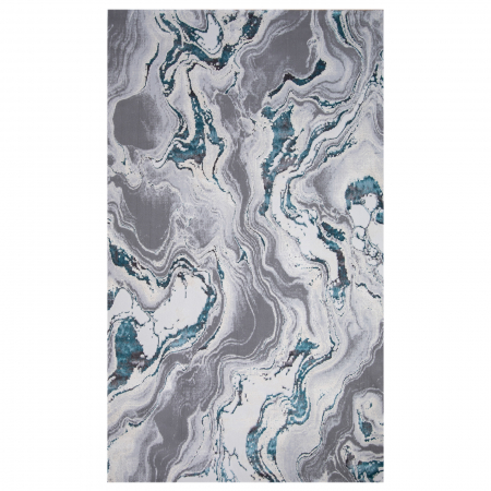 Covor Modern Living, Dormitor Dreptunghiular Royal River 7367A Turcoaz [1]