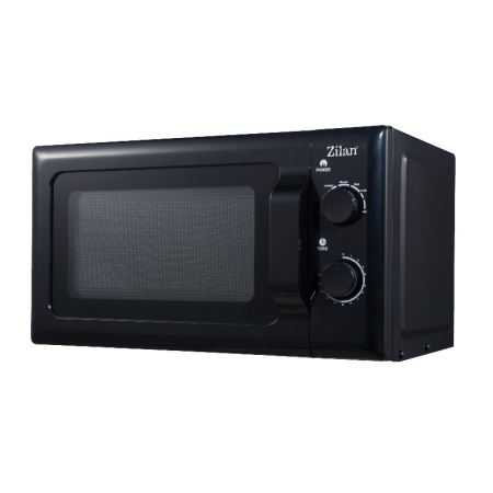 Cuptor cu Microunde - Cuptor cu microunde Zilan ZLN1222, 20 L, 700W, mod pentru dezghet, 6 trepte de putere, Negru