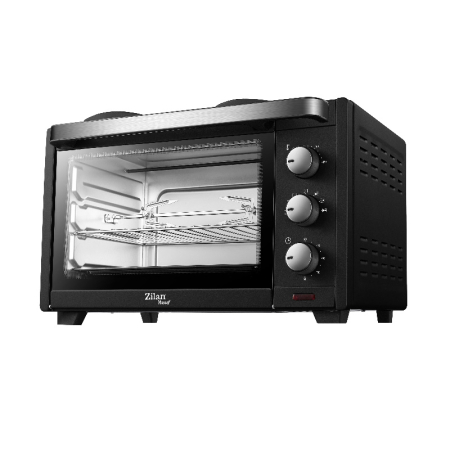 Cuptoare electrice - Cuptor electric Zilan ZLN0997 YUSUF, 1600 W, 28 Litri, Temperatura Reglabila, Negru
