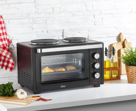 Cuptor electric Zilan ZLN0997 YUSUF, 1600 W, 28 Litri, Temperatura Reglabila, Negru [10]